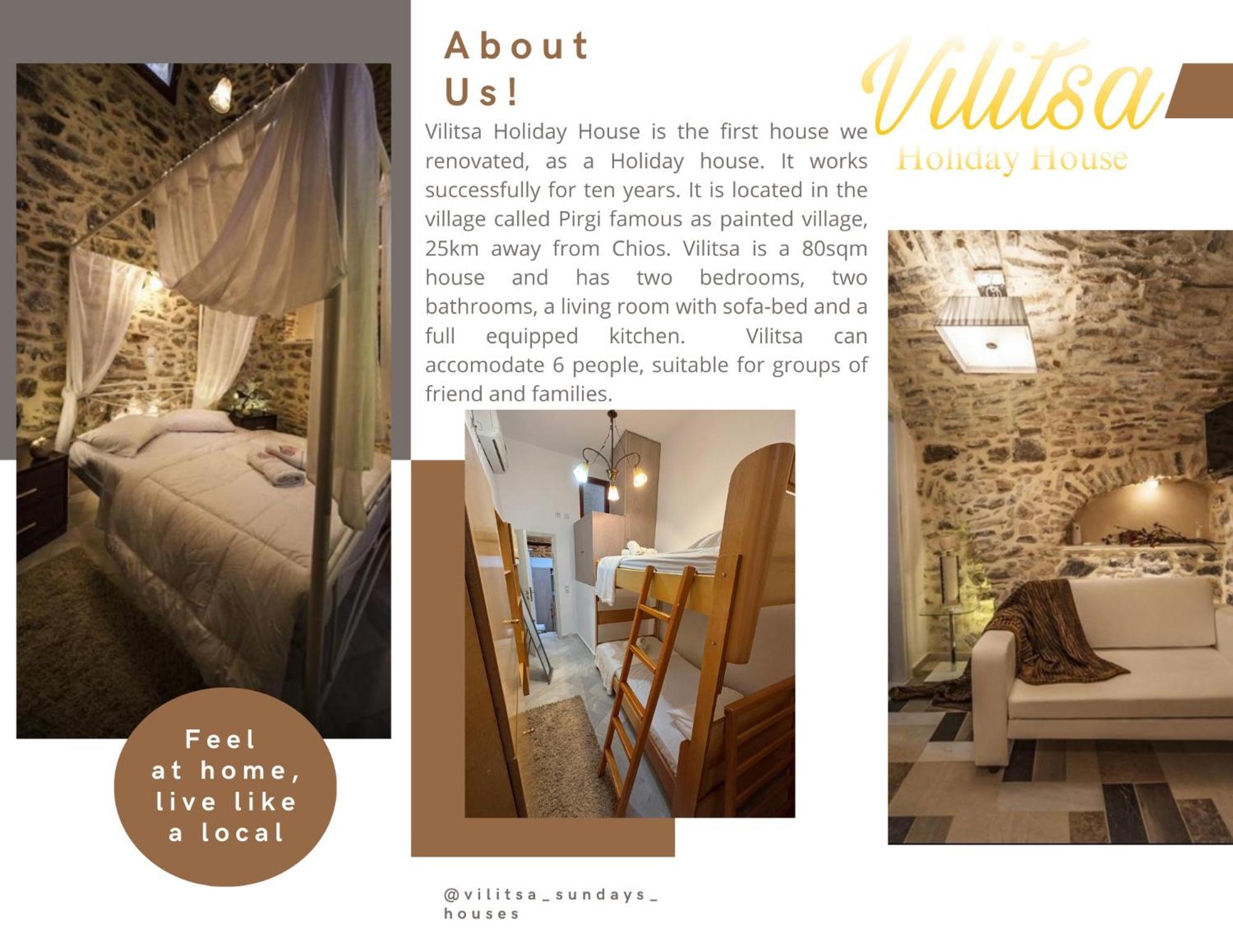Vilitsa Holiday House Pyrgi  外观 照片